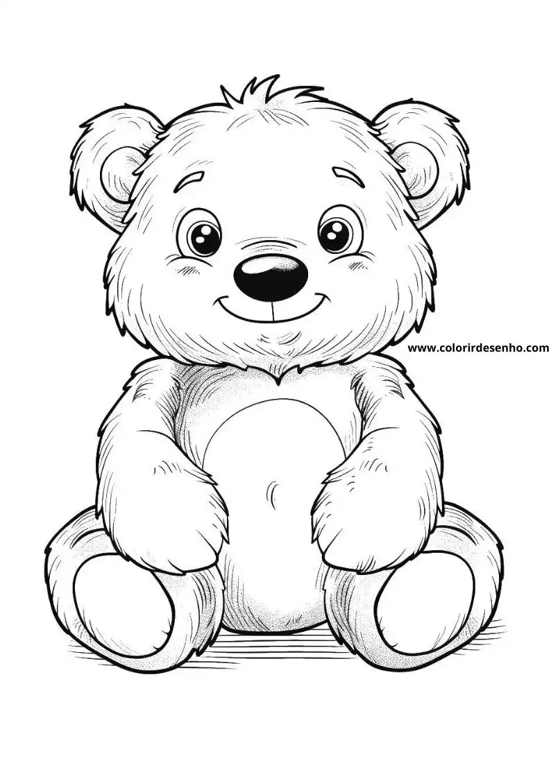 bear sitting upright on a simple background