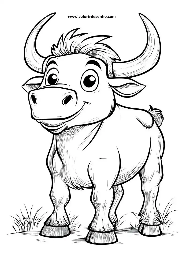 bull standing in grass wearing socks and smiling