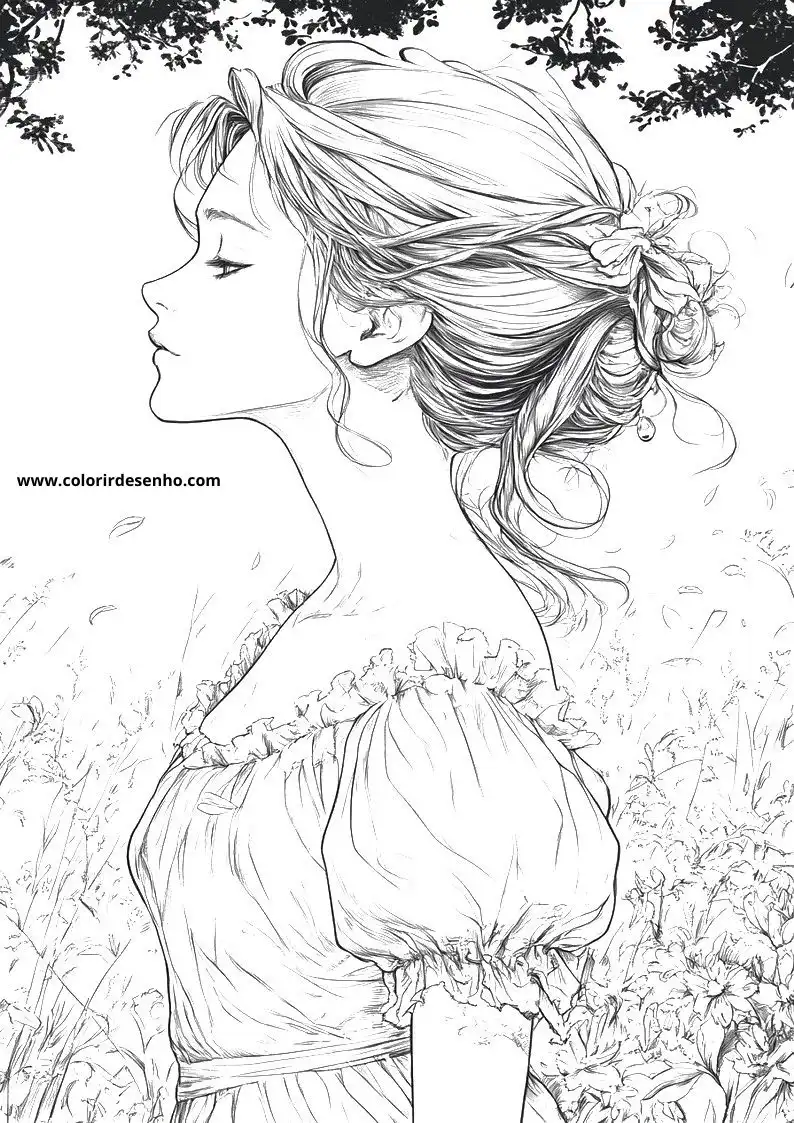cinderella stands in a grassy field wearing an elegant dress and bow in her