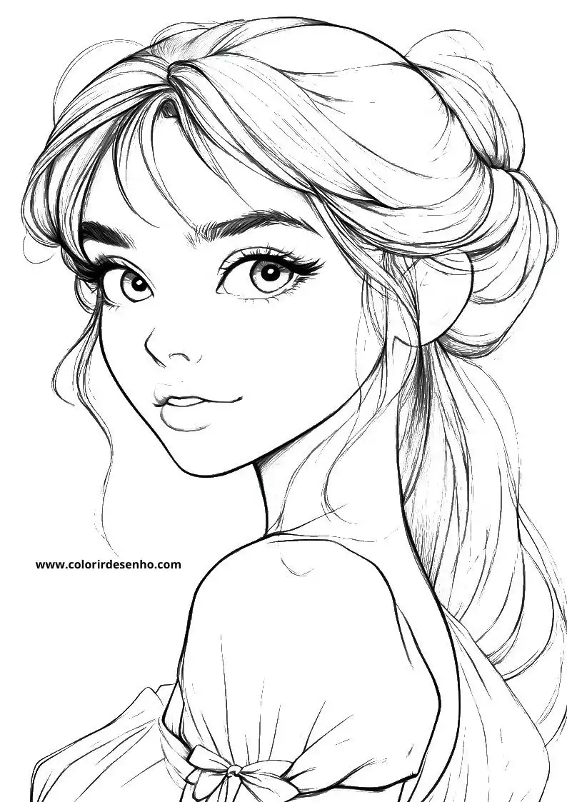 cinderella wearing a gown and looking over her shoulder