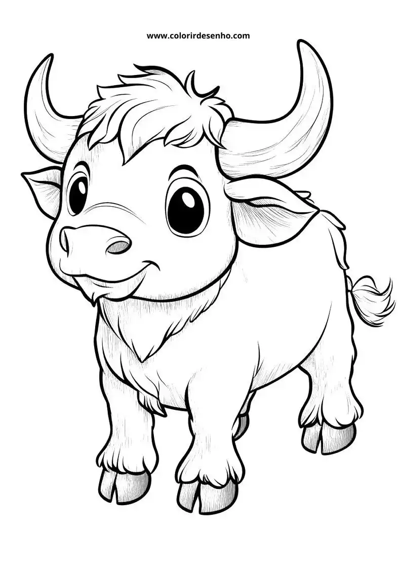 cute baby bull positioned in frame