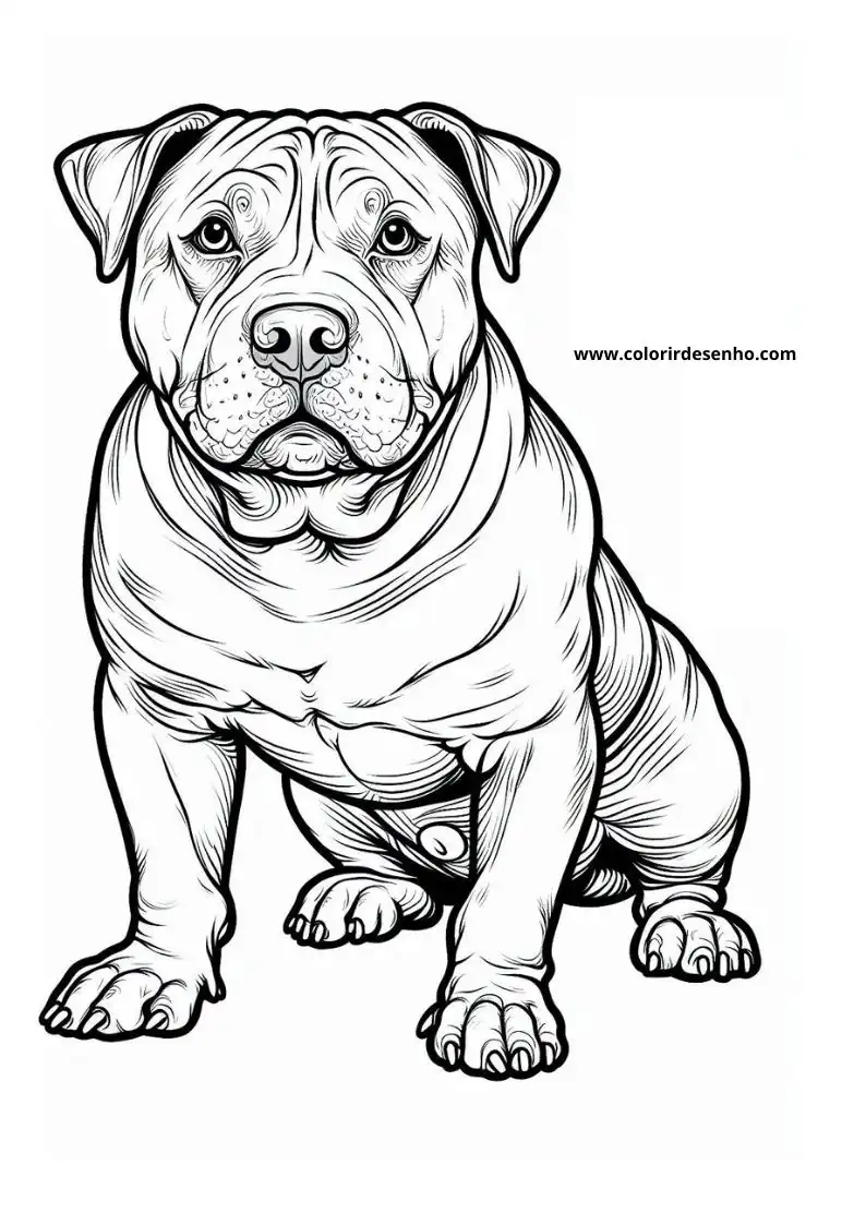 dog and puppy bulldog sitting wearing no clothes in a plain setting