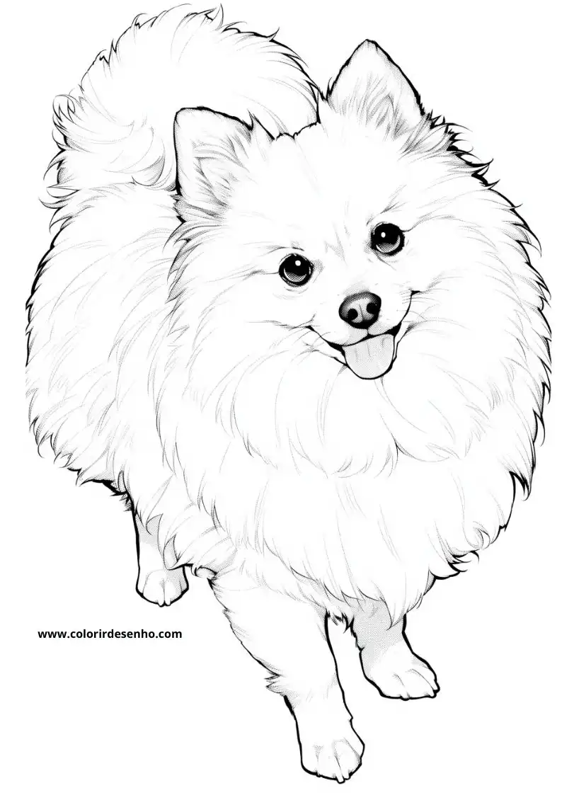 dog and puppy standing upright smiling fluffy fur small ears dark eyes black nose