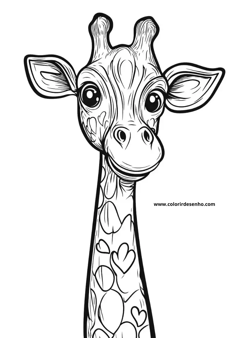 giraffe peeking over edge