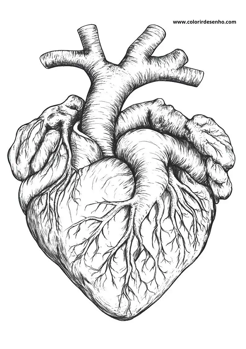 heart in black and white