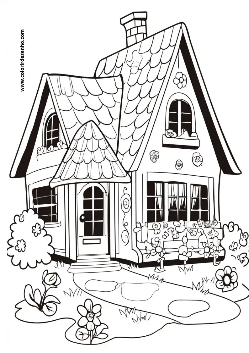 house has a quaint cottage like appearance with a small porch and flower boxes
