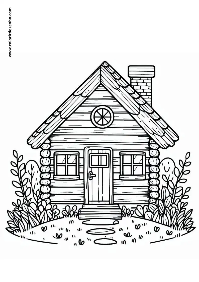 house has a thatched roof and wooden walls