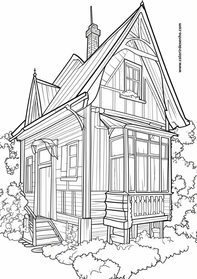 house standing on grass and bushes