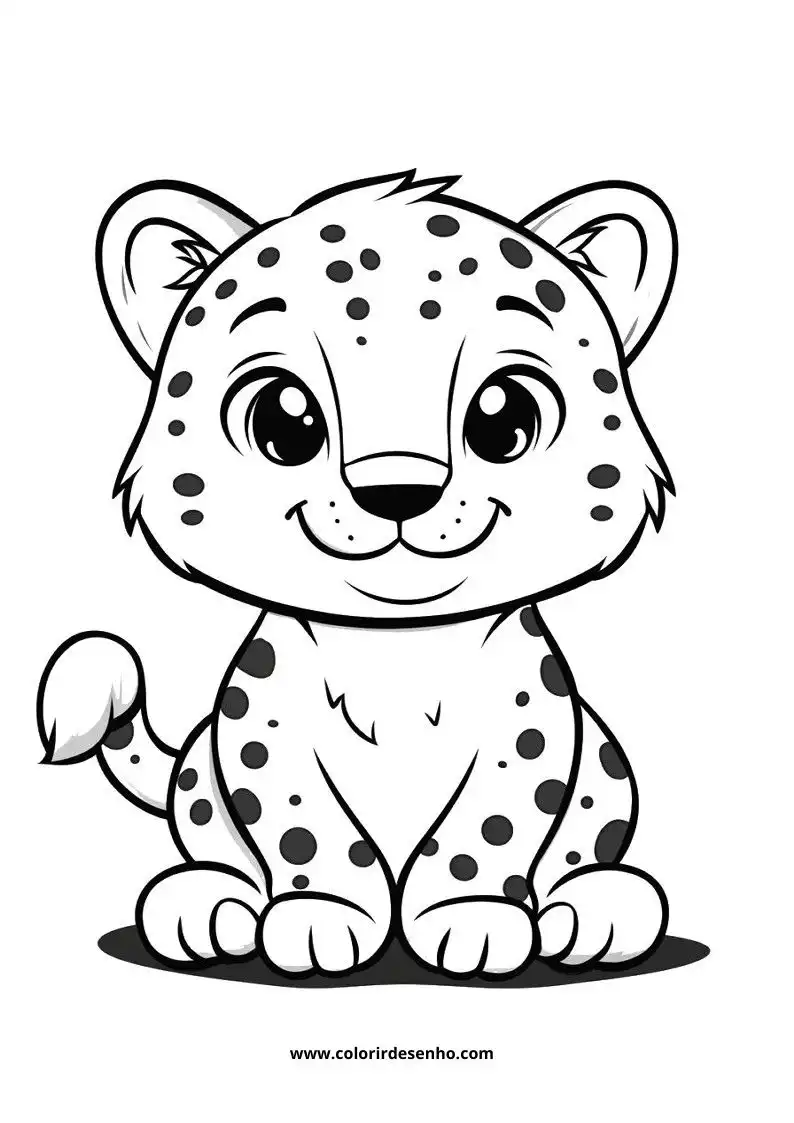 jaguar sitting and smiling in a simple pose