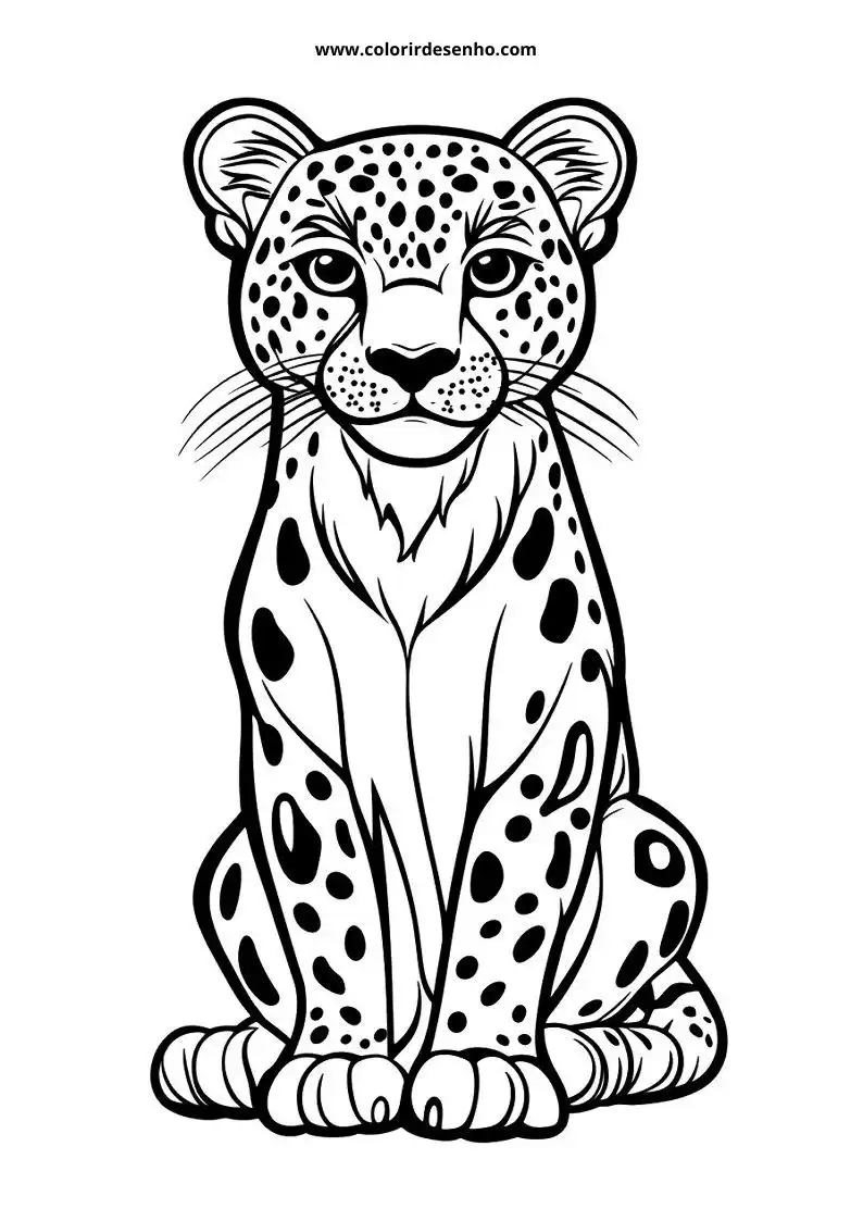 jaguar sitting on branch in forest