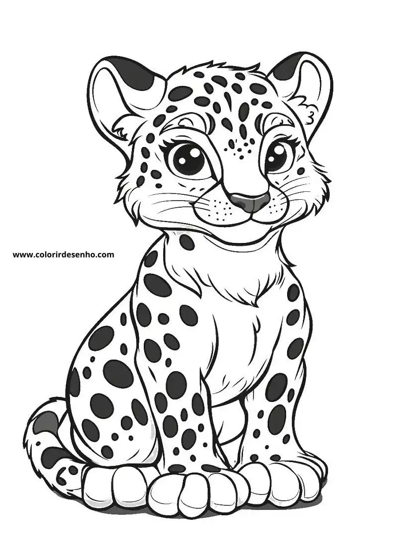 jaguar sitting on ground smiling wearing spots looking playful