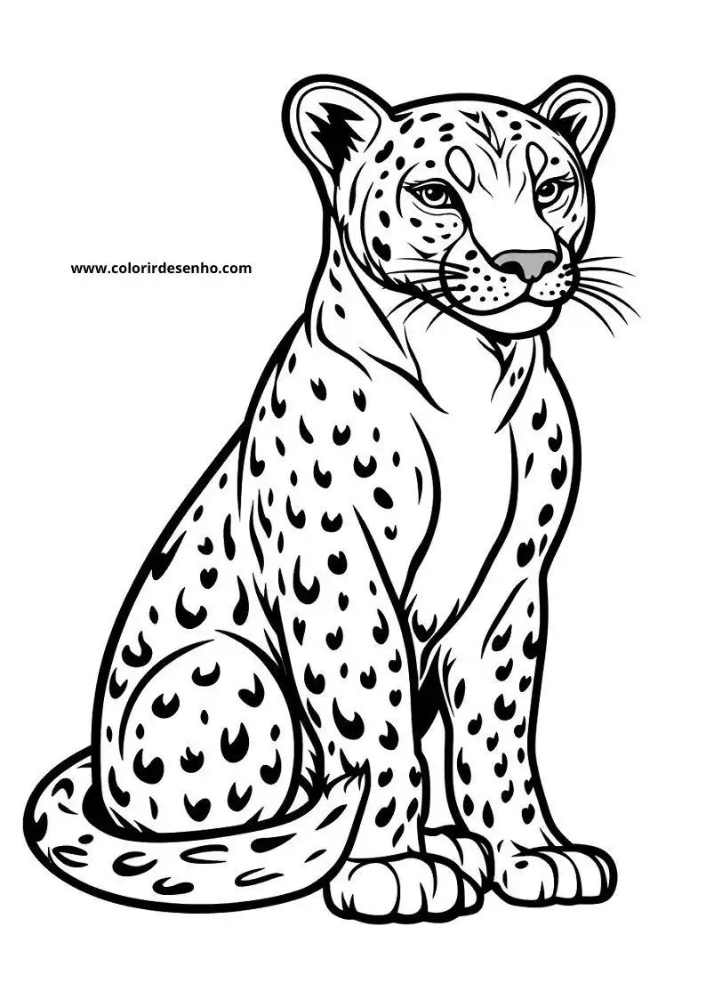 jaguar sitting upright on a branch