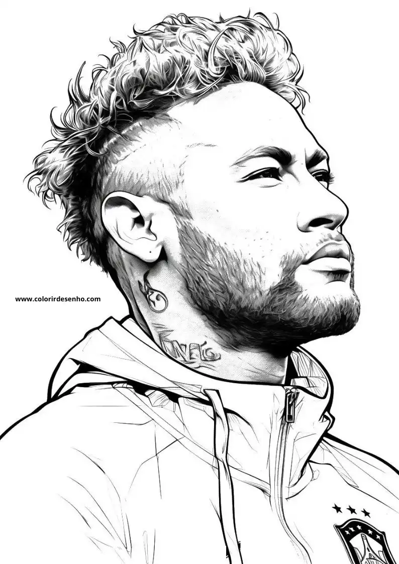 neymar wearing hoodie with star emblem on chest