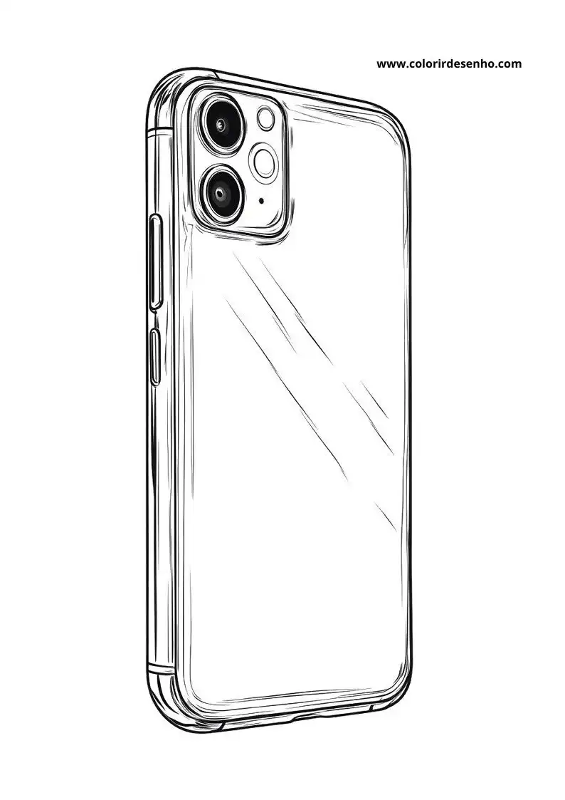 phone back view in clear case two cameras visible no other details visible