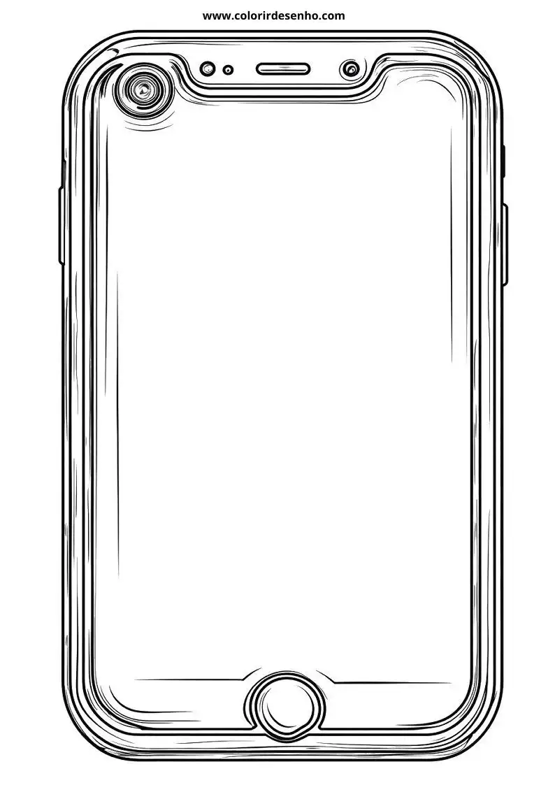 phone phone in clear case camera and buttons visible no background