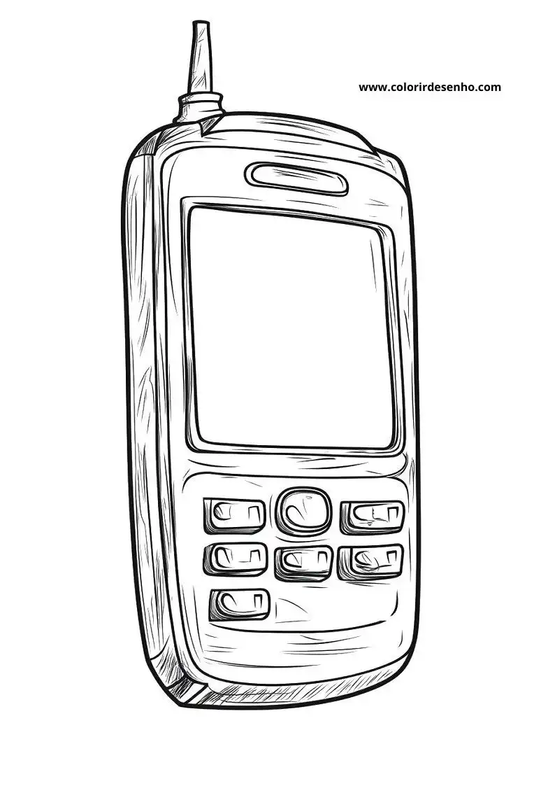 phone phone with antenna and keypad