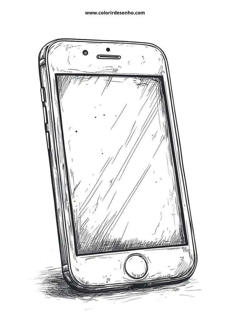 phone standing upright on a flat surface screen facing forward camera and speaker holes