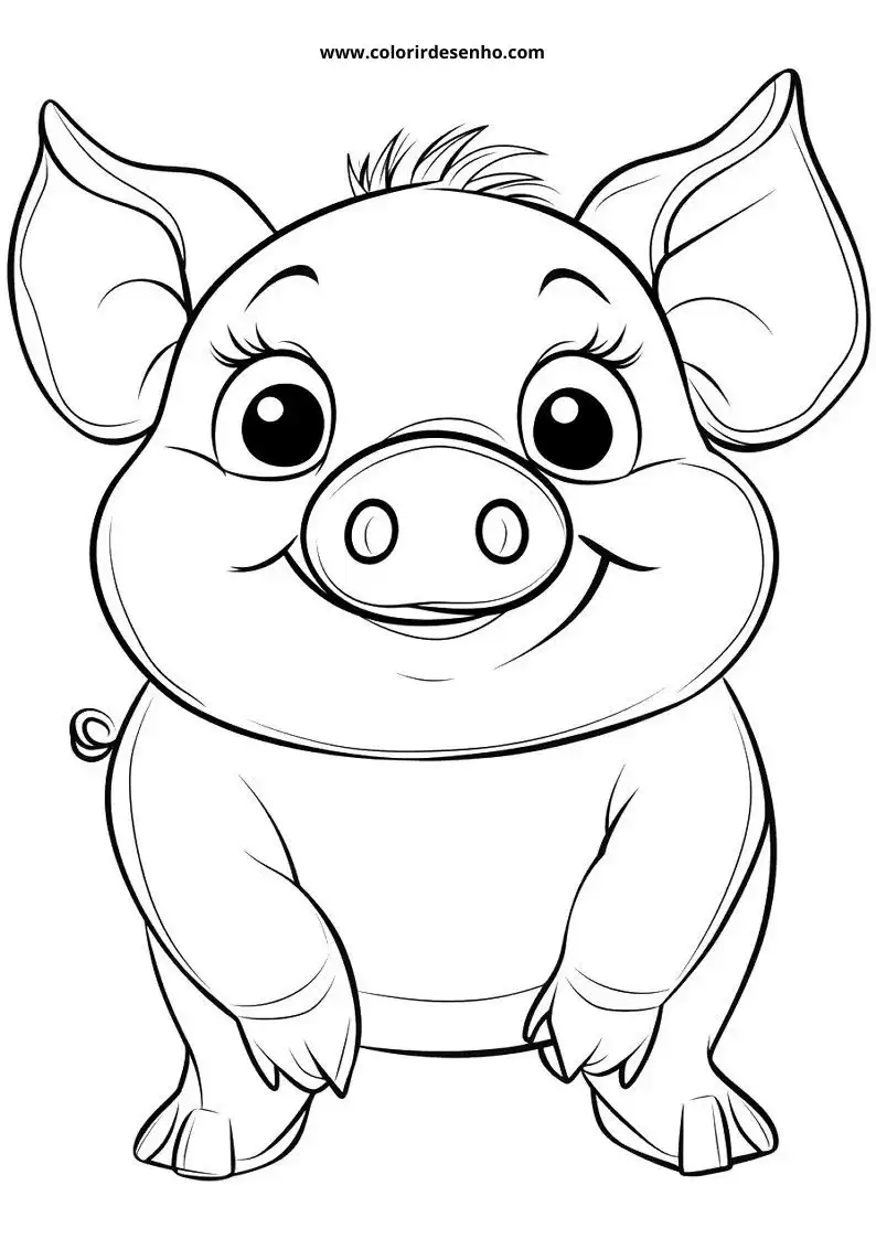 pig wearing a dress looking curious in farm setting