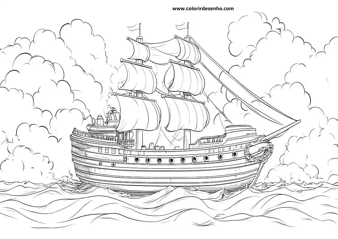 ship sailing on choppy waters near rocky shores with small waves