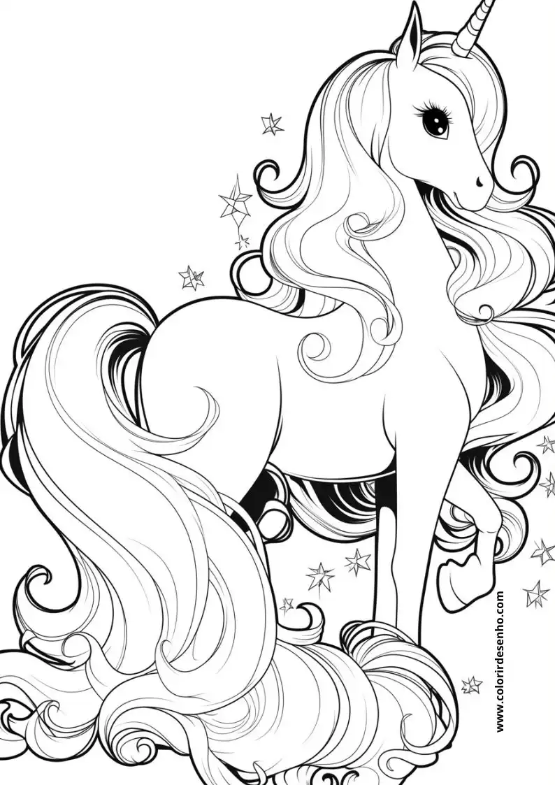 unicorns with rainbow colored hair standing next to each other