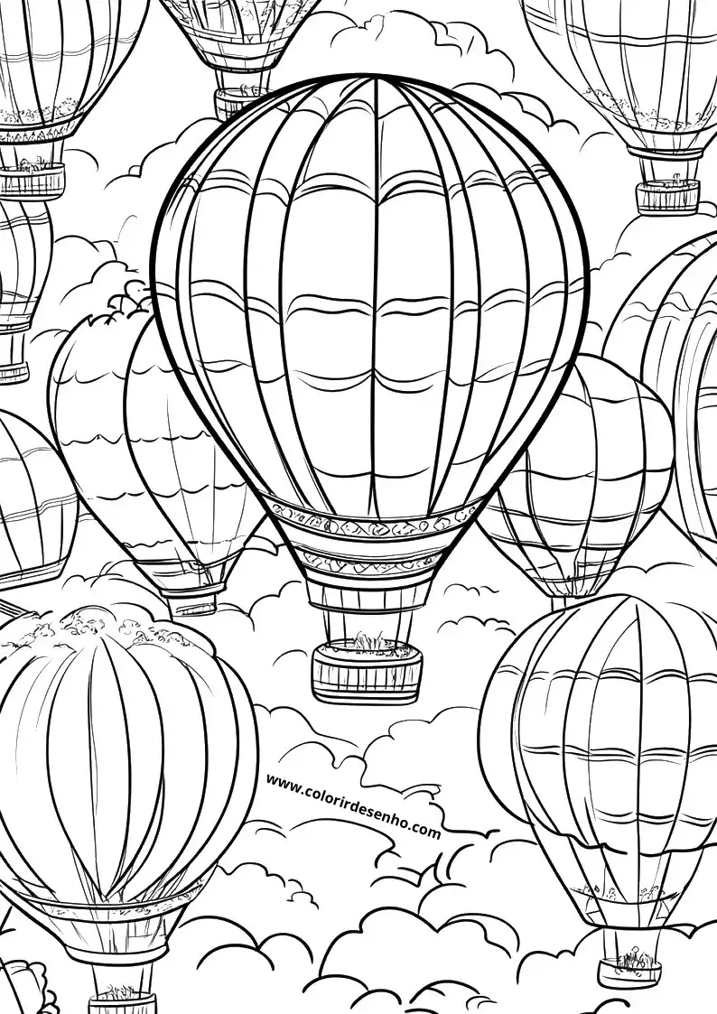 Balloon Coloring Pages 10