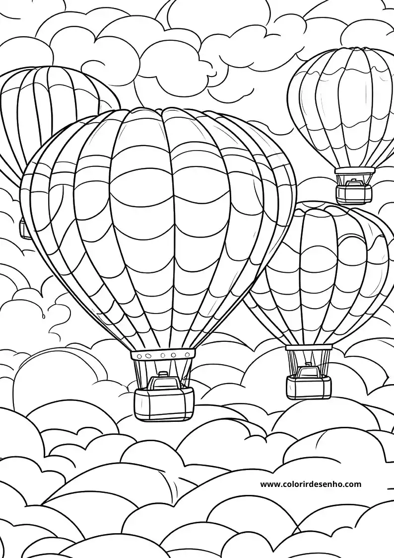 Balloon Coloring Pages 15