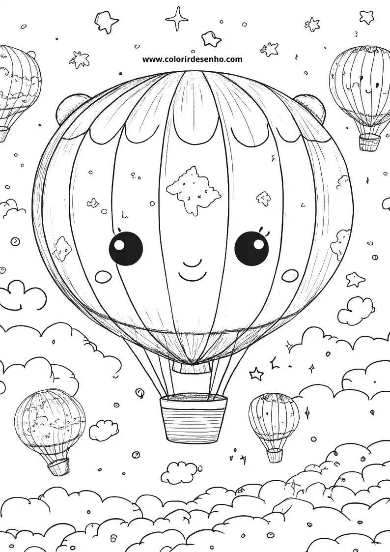 Balloon Coloring Pages For All Ages 1