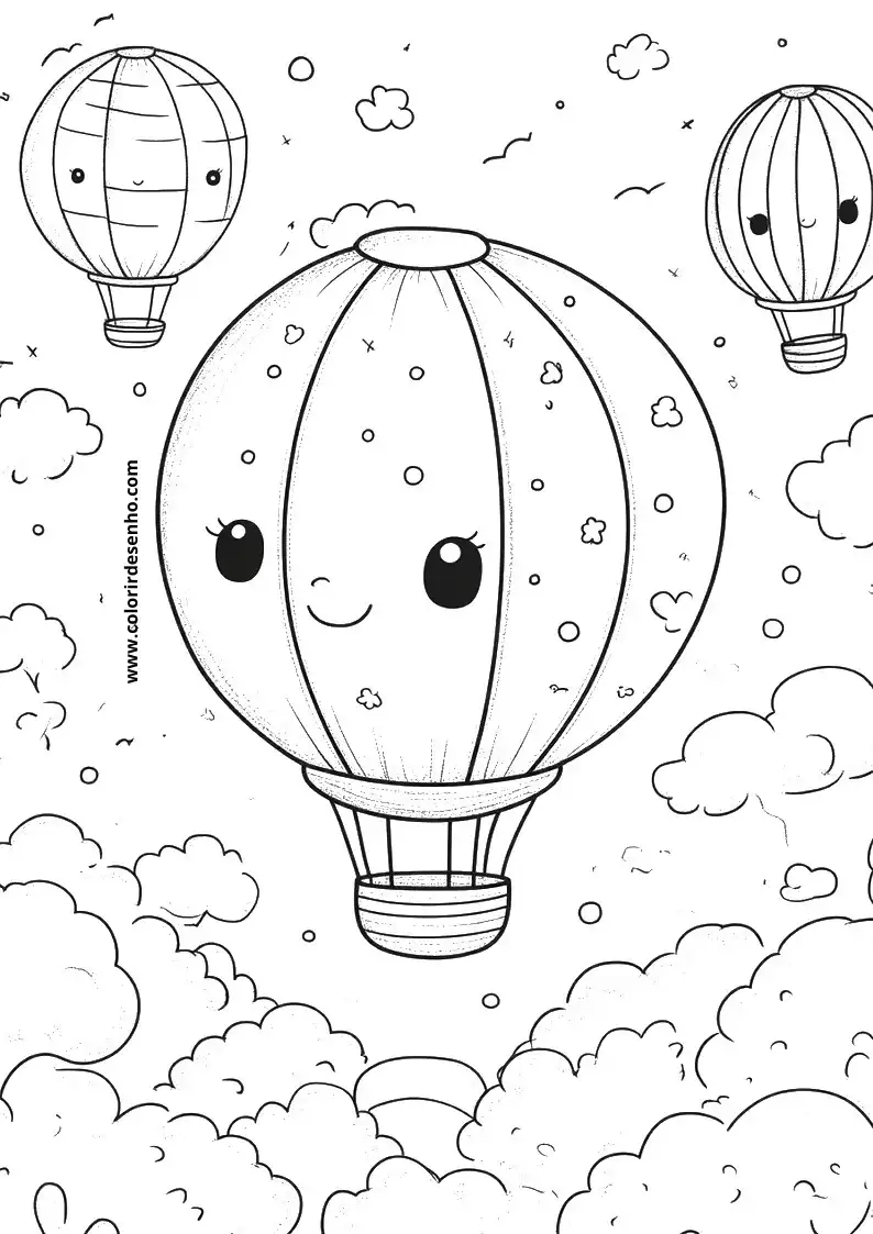 Balloon Coloring Pages For Kids And Adults 2