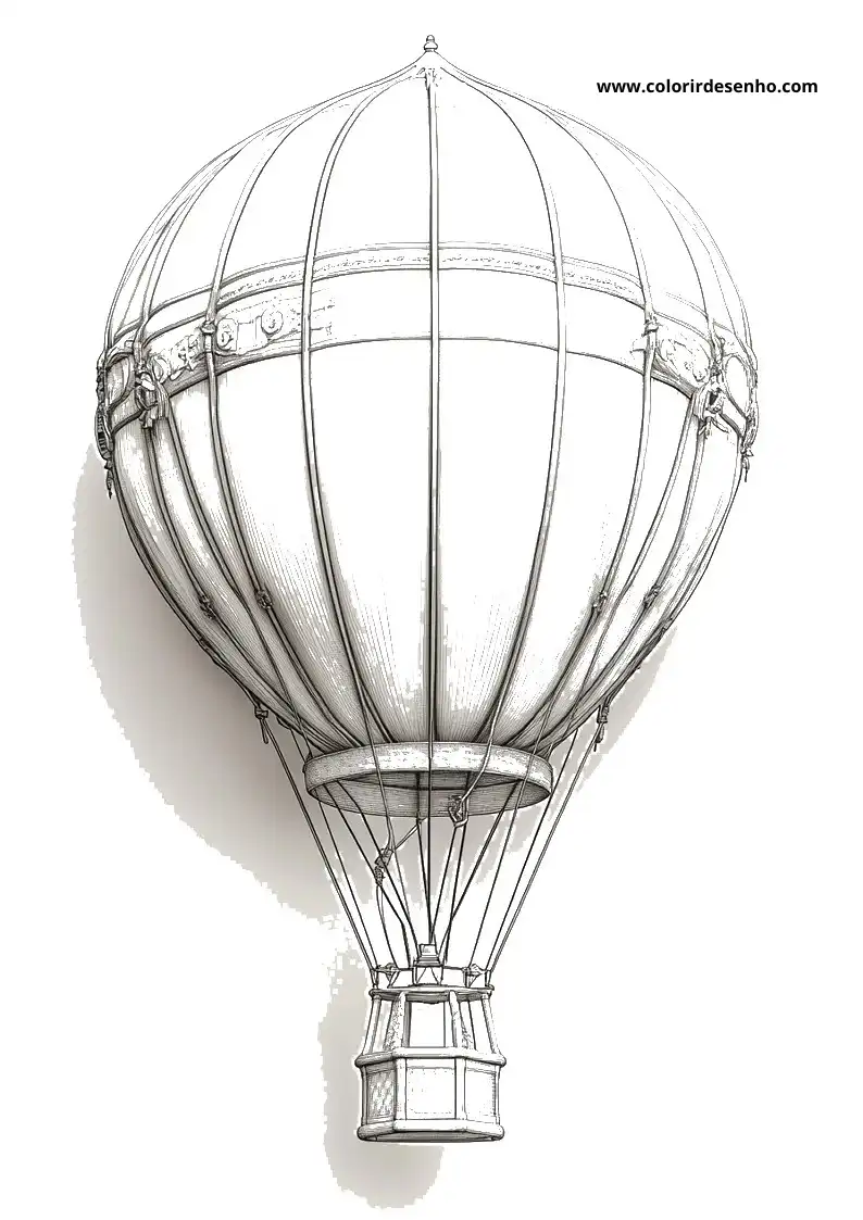 Balloon Picture Coloring Pages 5