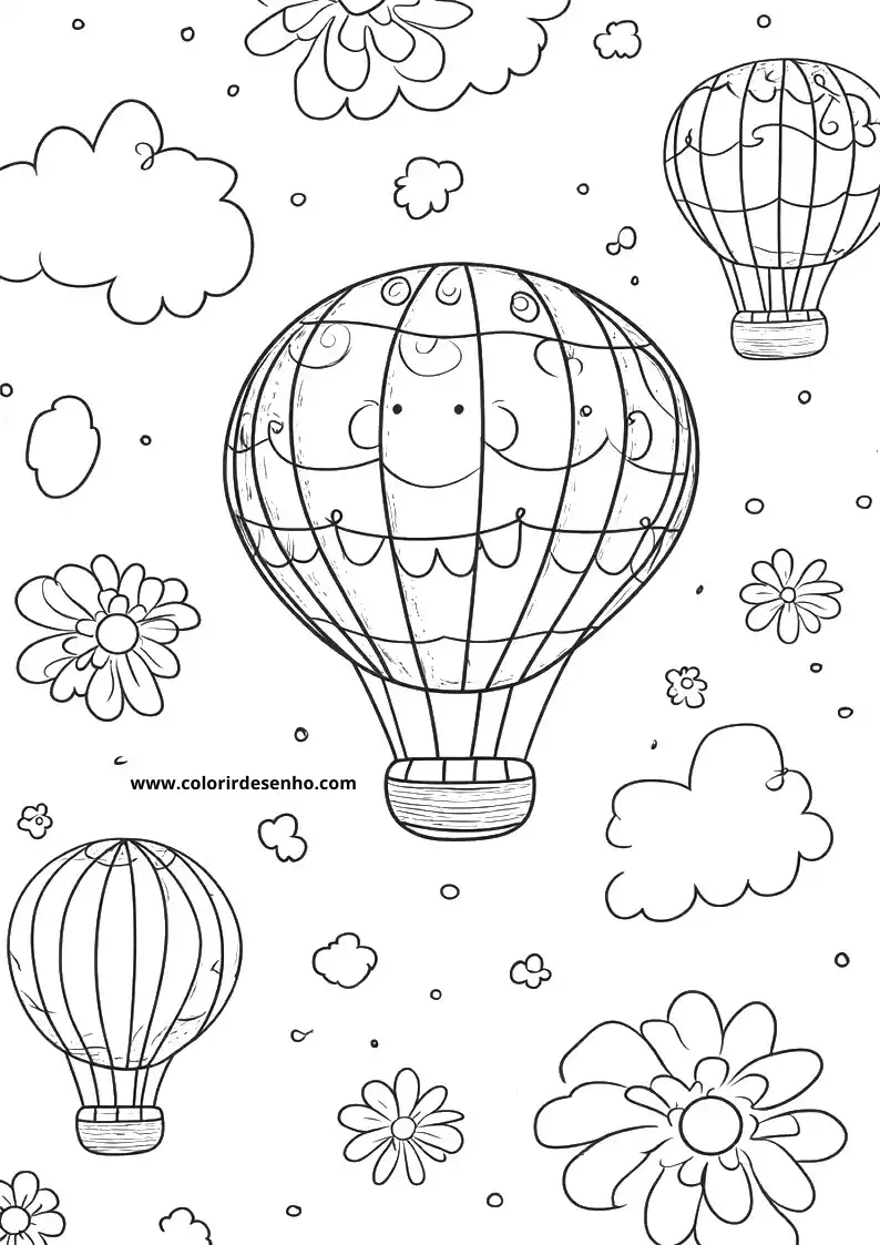 Download Balloon Coloring Pages 2