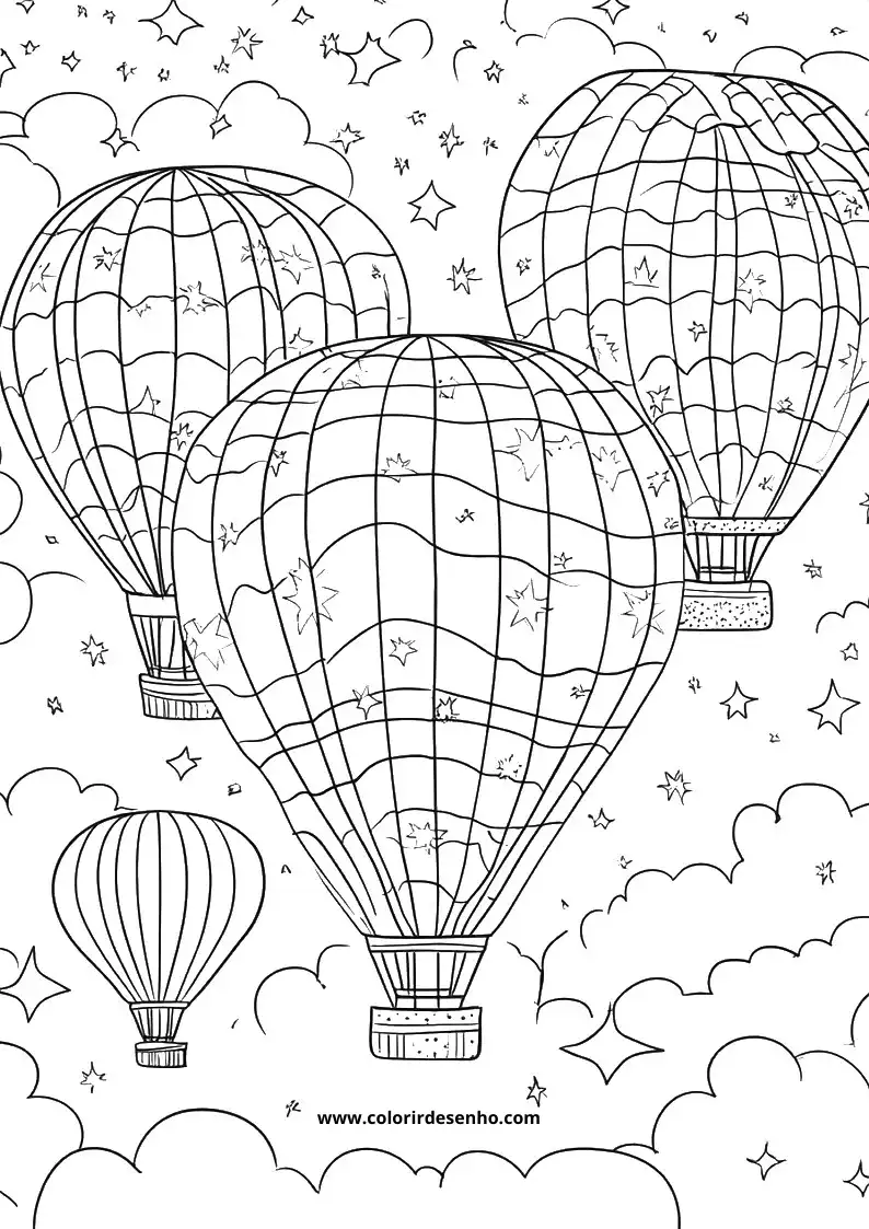 Download Free Printable Balloon Coloring Pages For Kids And Adults 1