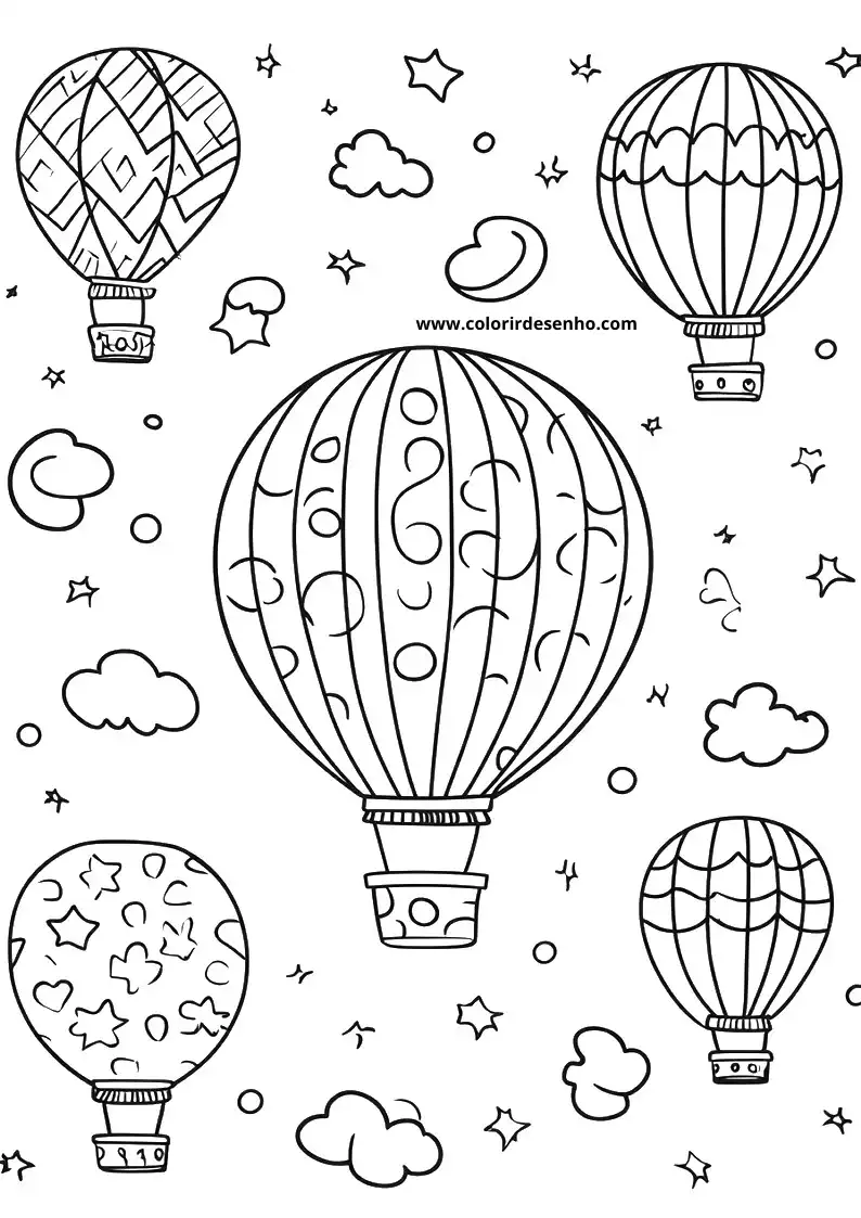 Download Free Printable Balloon Coloring Pages For Kids And Adults 2