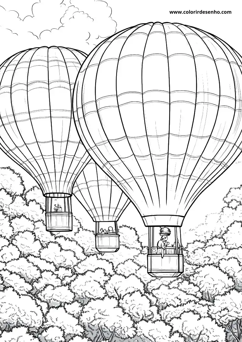 Download Free Printable Balloon Coloring Pages For Kids And Adults 3