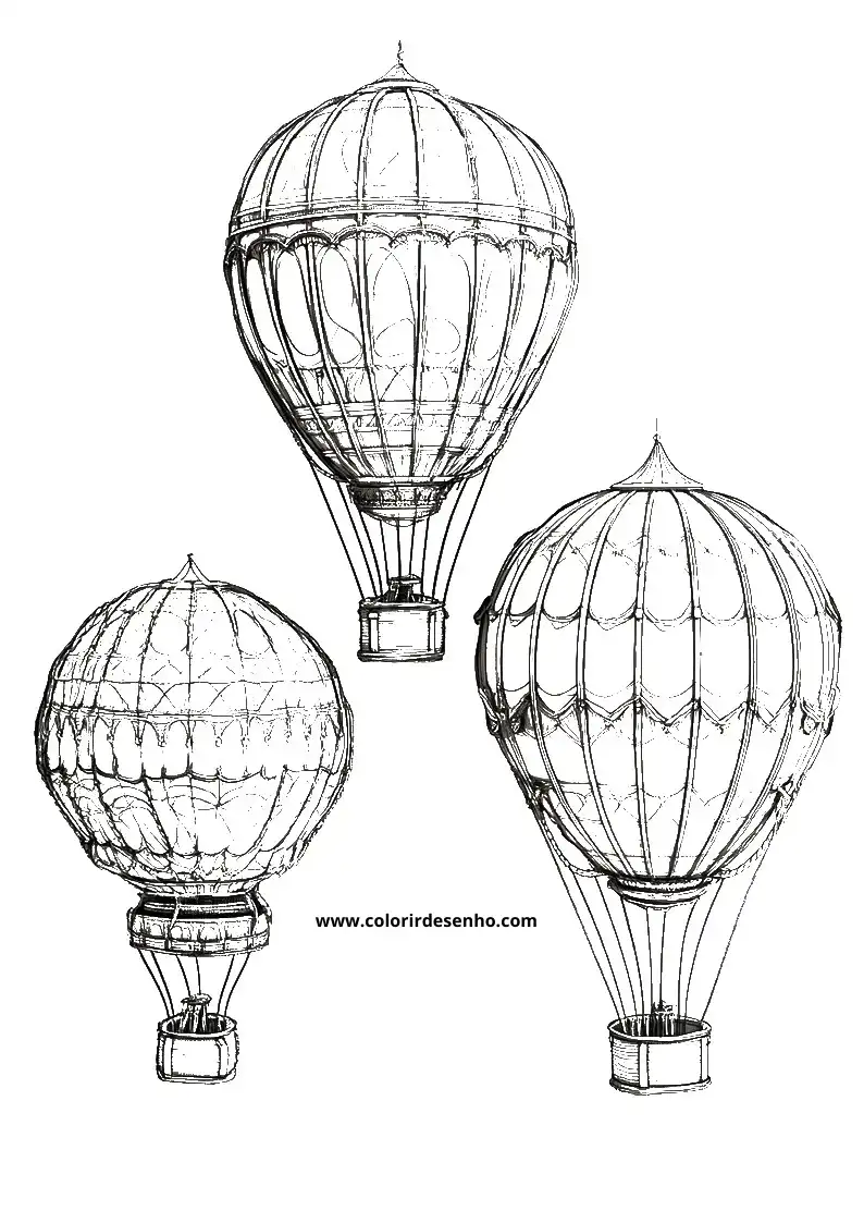Educational Balloon Coloring Pages 4
