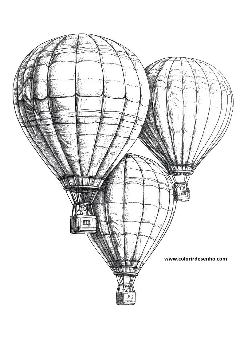 Educational Balloon Coloring Pages 5