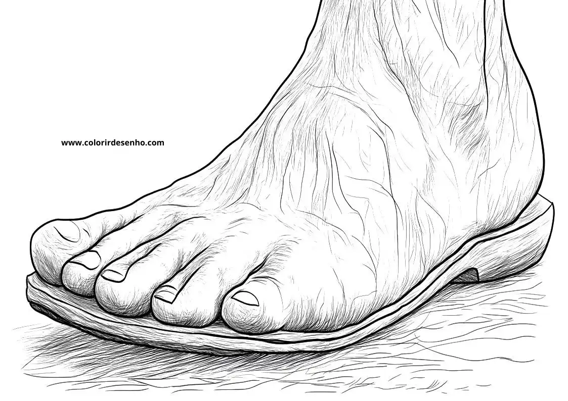 Feet Coloring Pages 2