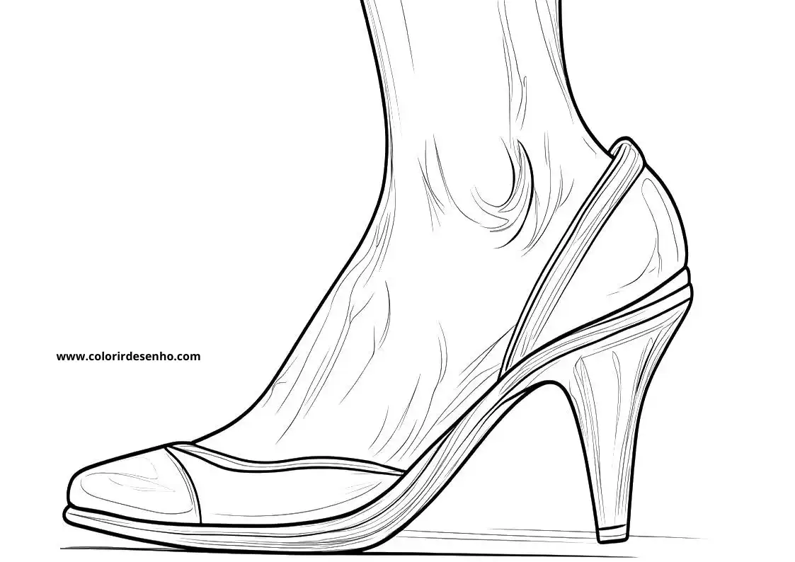 Feet Coloring Pages 8
