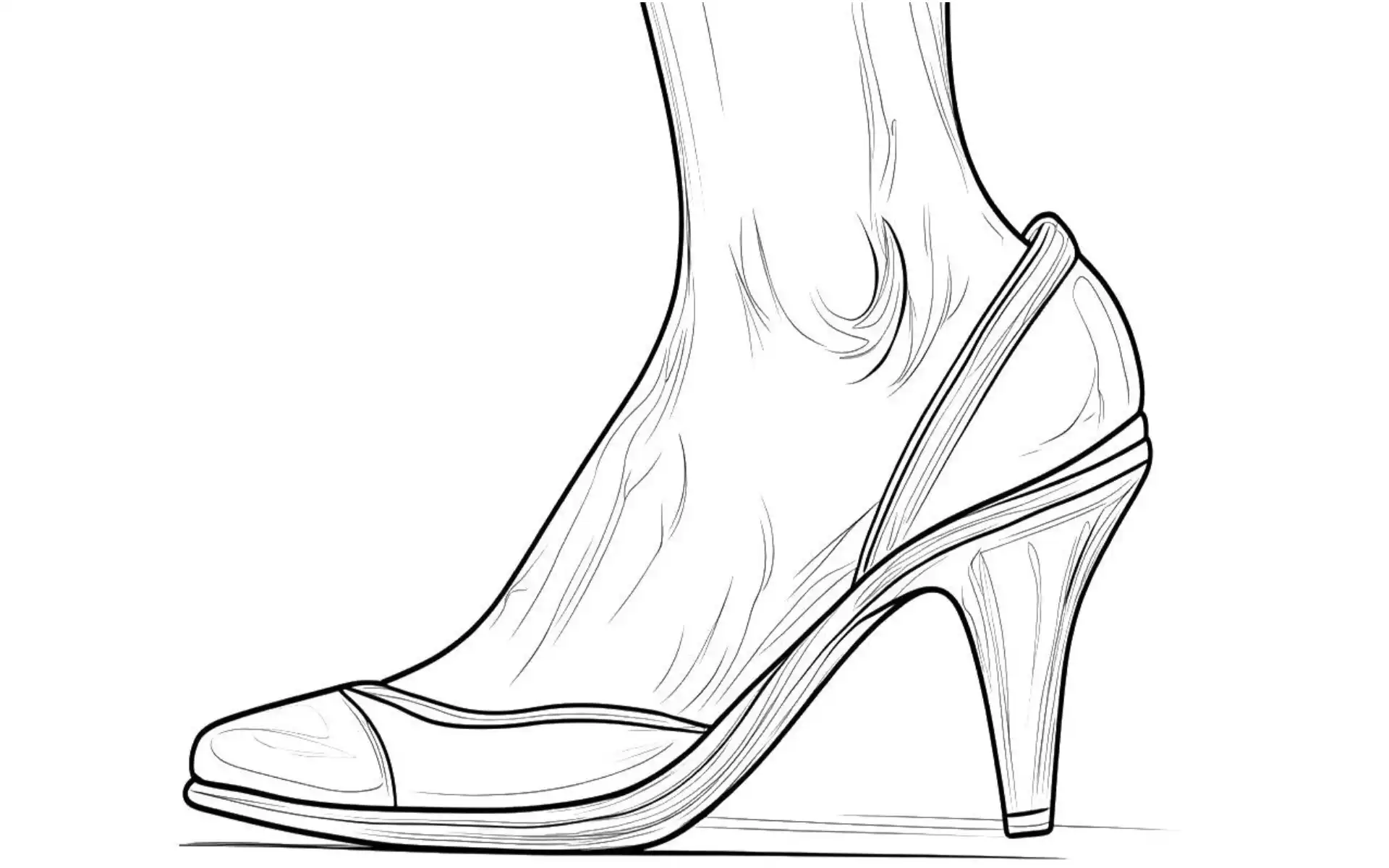 Feet Coloring Pages