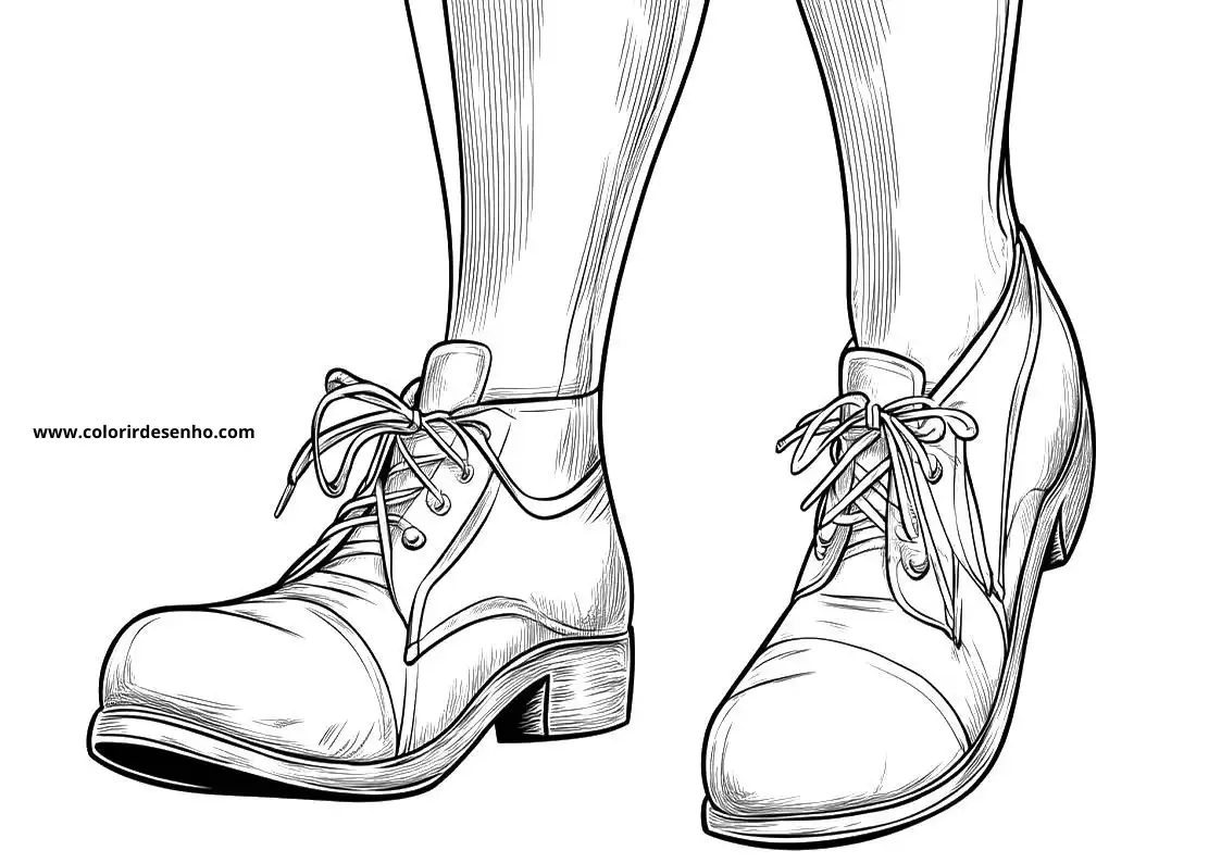 Feet Coloring Sheet 2