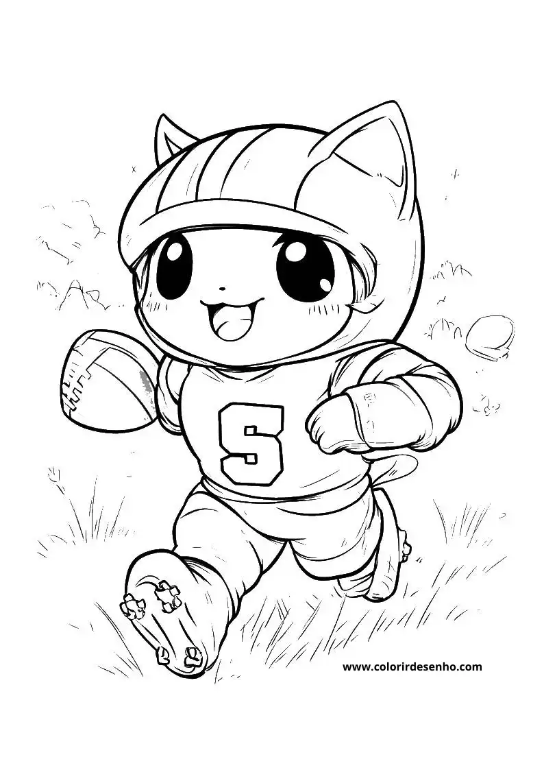 Football Coloring Pages For Kids And Adults 6