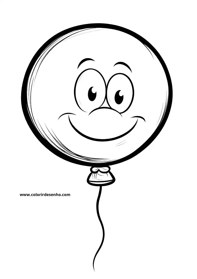 Free Printable Balloon Coloring Sheets 7