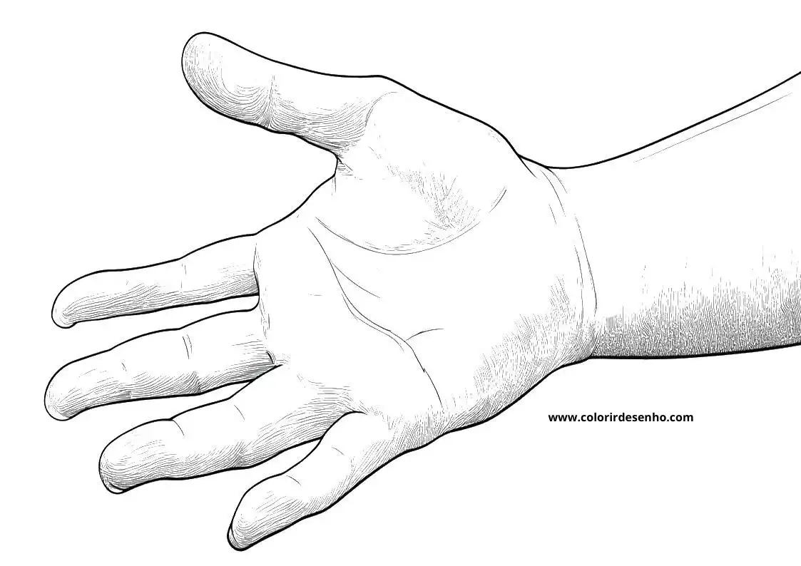 Hand Coloring Pages 9