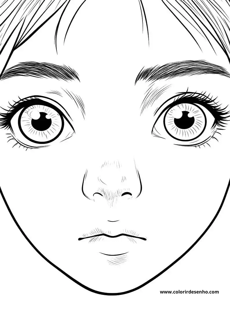 Nose Coloring Sheet 3