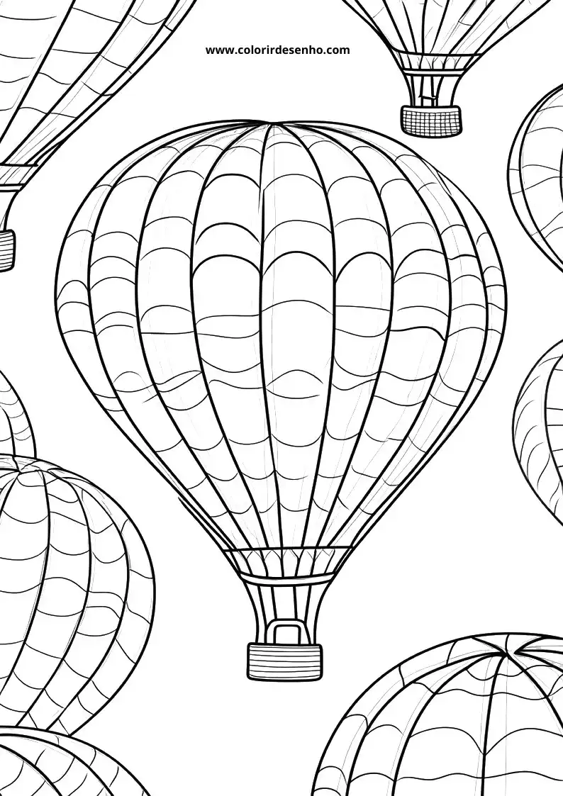 Printable Balloon Coloring Pages 8