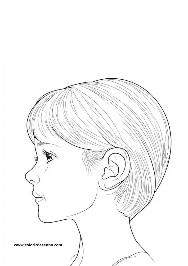 Printable Ear Coloring Pages 1