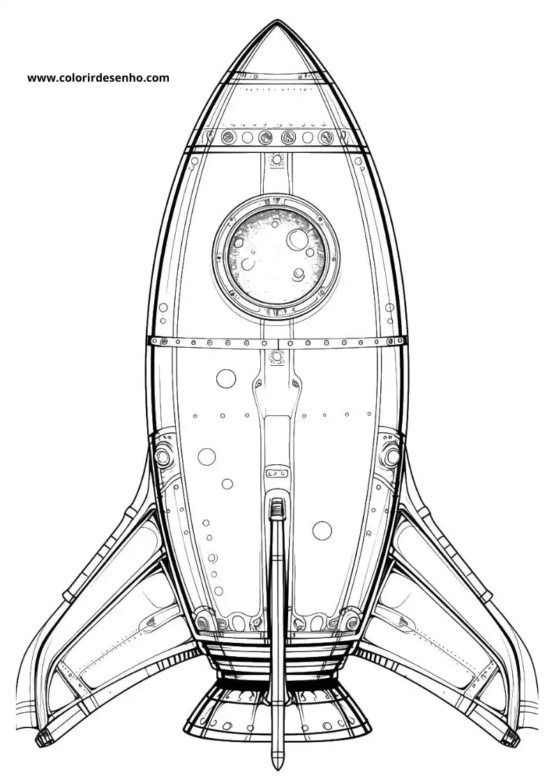 Rocket Coloring Pages For All Ages 14