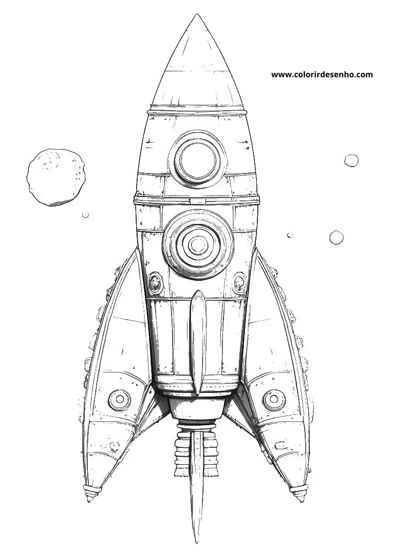 Rocket Coloring Pages For All Ages 5