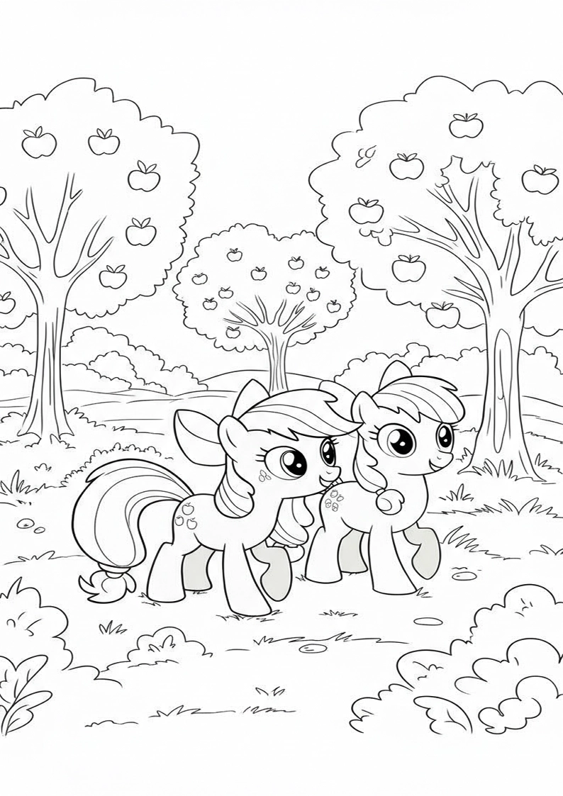 Applejack My Little Pony - Coloring Page 181