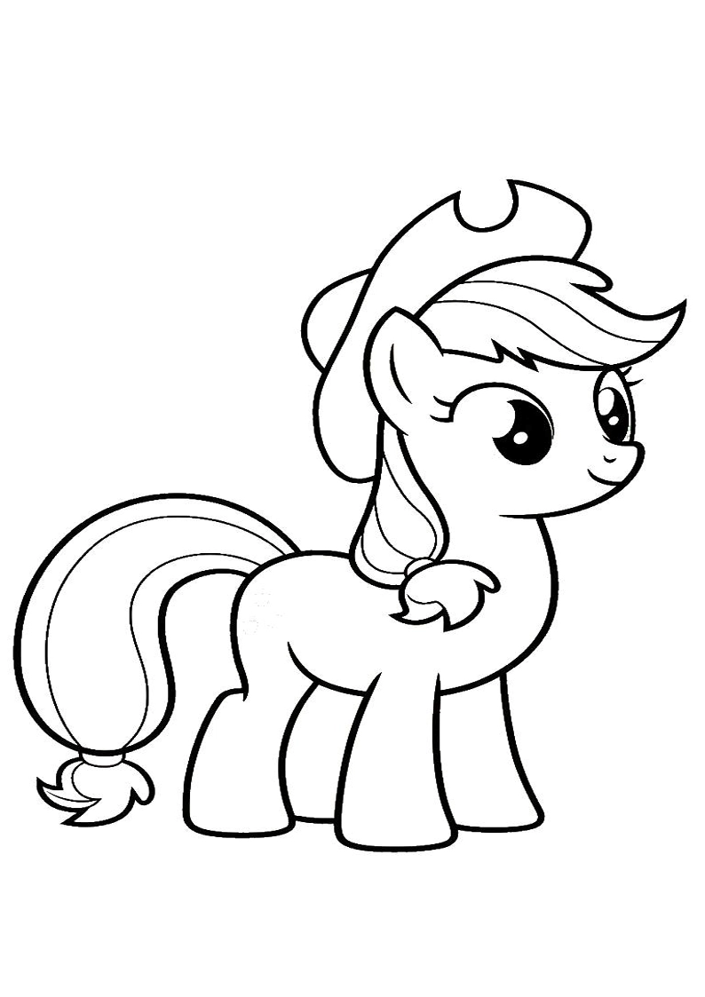 Applejack My Little Pony - Coloring Page 120