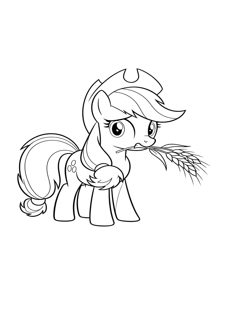 Applejack My Little Pony - Coloring Page 109